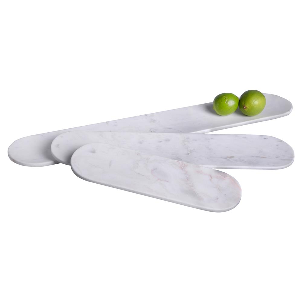 Eve Modern Classic White Marble Gold Metal Handle Box - Small|