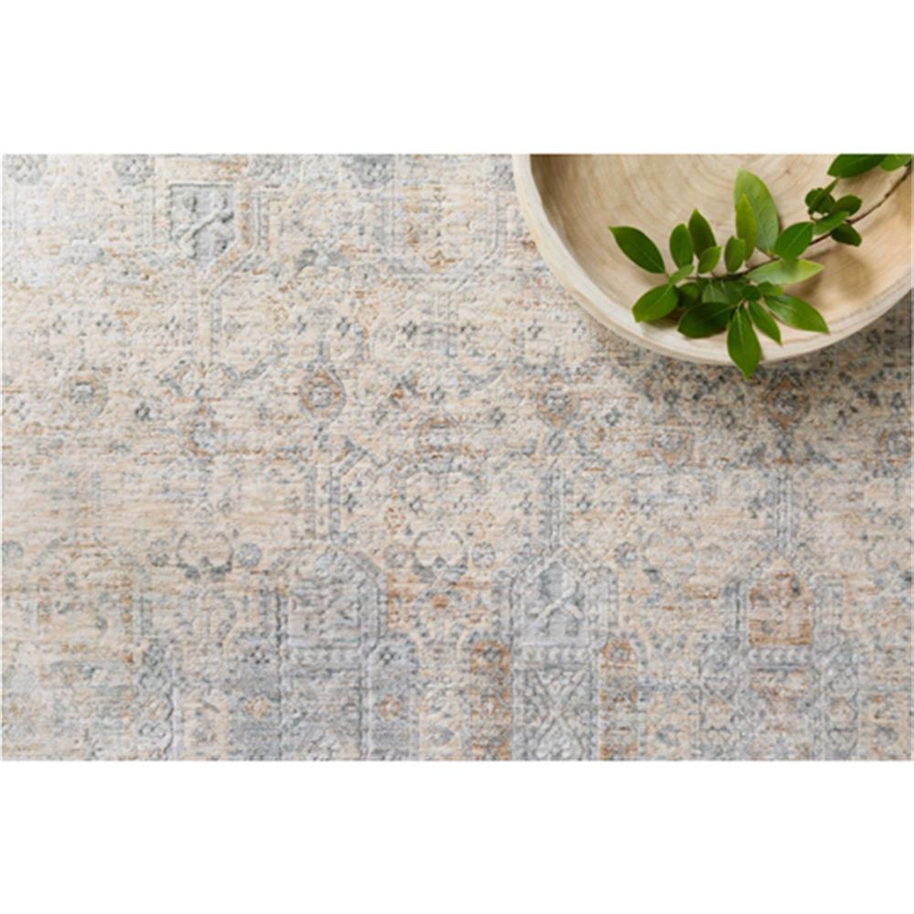 Yskaela Modern Classic Pale Blue Patterned Rug - 5'x8' | Kathy Kuo Home