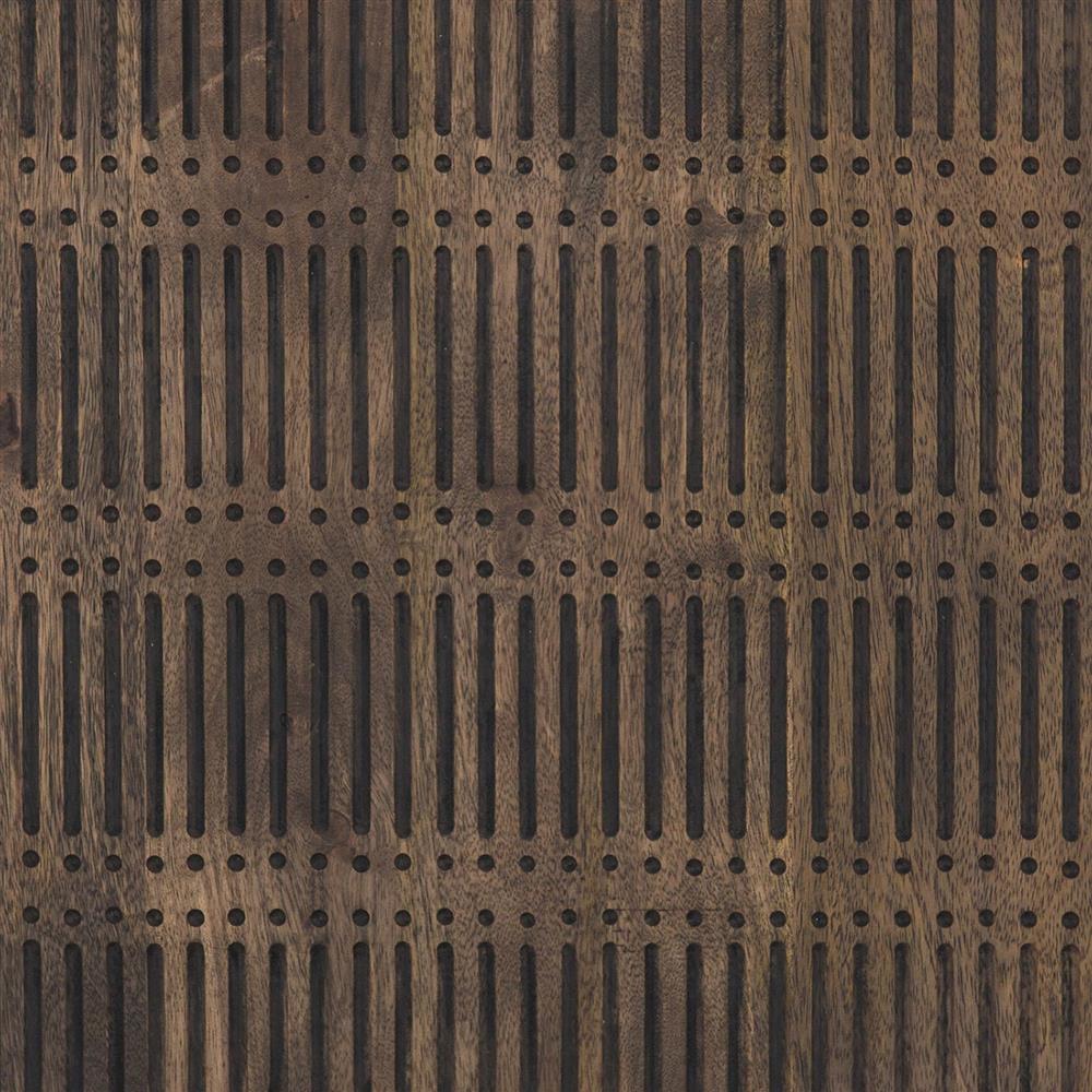 Madison Mid Century Brown Mango Wood Black Iron 4 Door Sideboard|