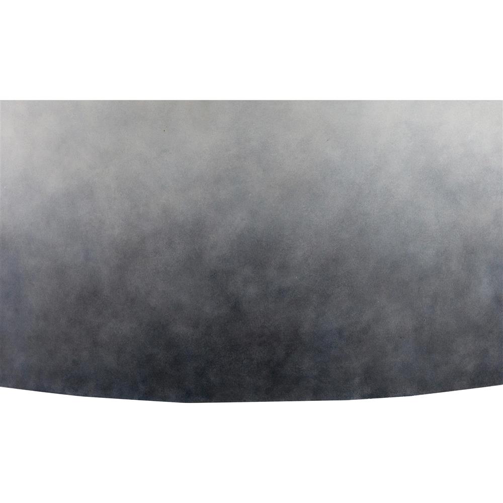 Asher Modern Classic Indigo Ombre Concrete Round Outdoor Coffee Table - Large|