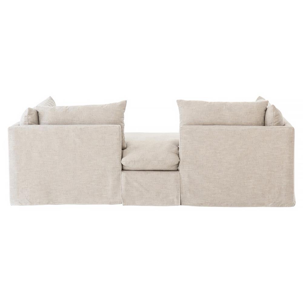 Alexa Modern Classic Beige Performance Slipcovered Daybed|
