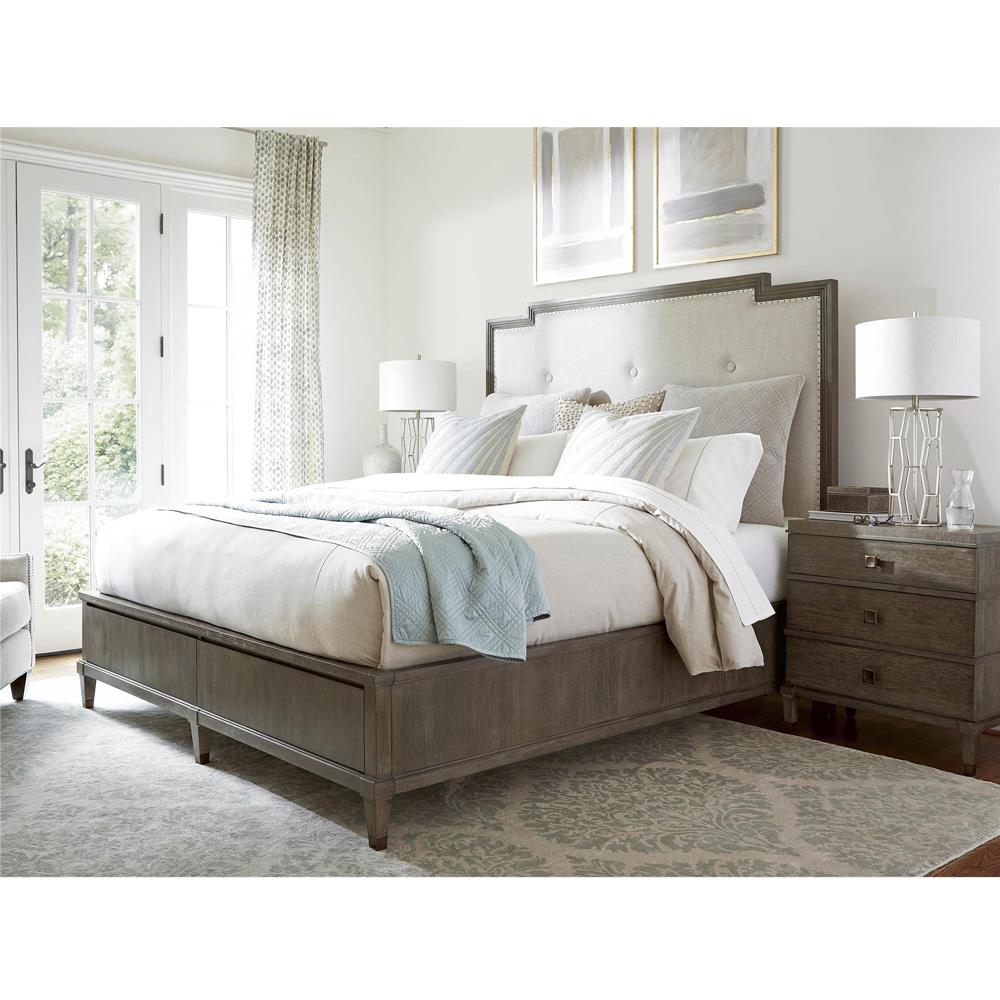 Norman Modern Classic Brown Wood 3 Drawer Nightstand|