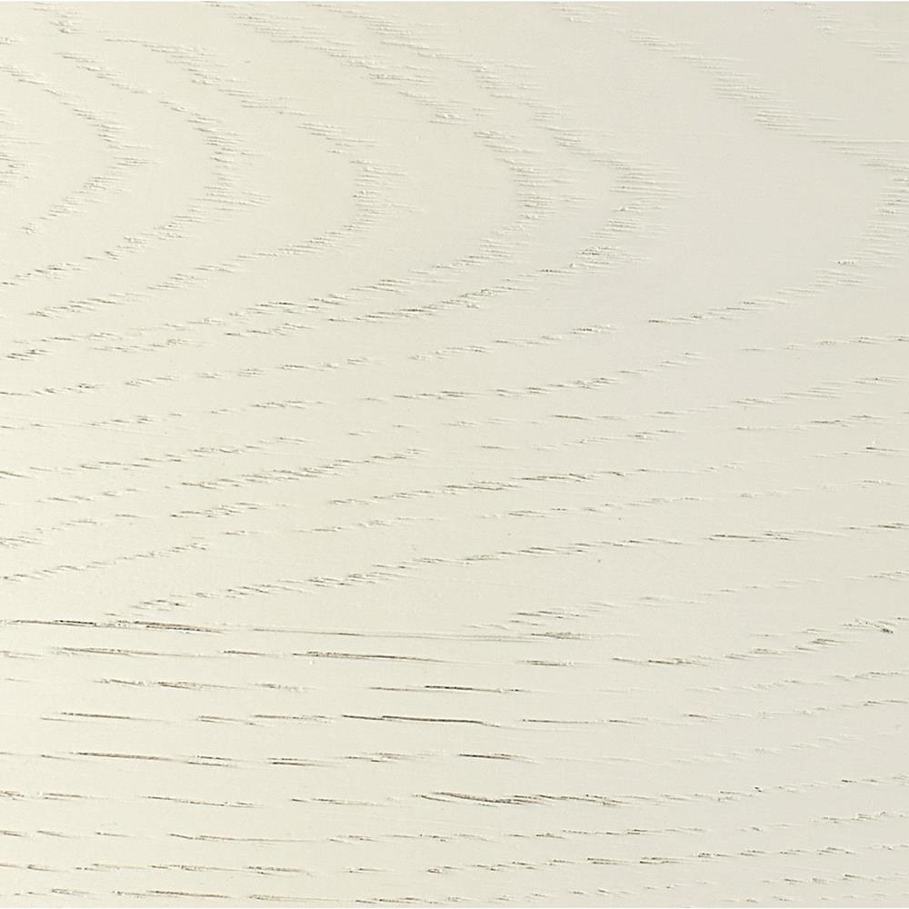 Zoe French Country Beige Upholstered White Wood Bed - Queen|