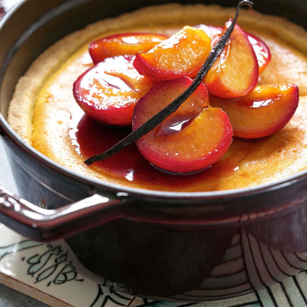 Staub Grenadine Red 2.75 Quart Cast Iron Round Cocotte Pot|
