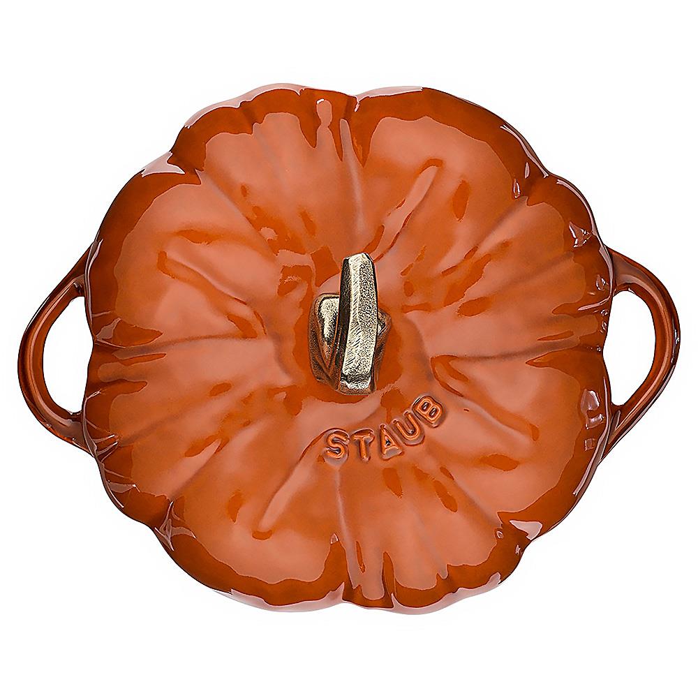 Staub Orange Cast Iron Pumpkin Cocotte Pot - 3.65 Quart|