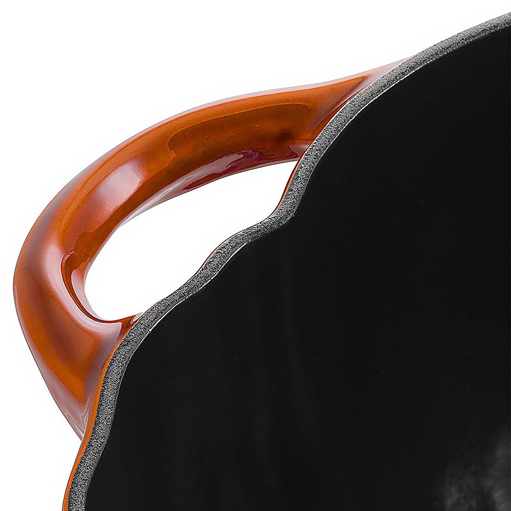 Staub Orange Cast Iron Pumpkin Cocotte Pot - 3.65 Quart|