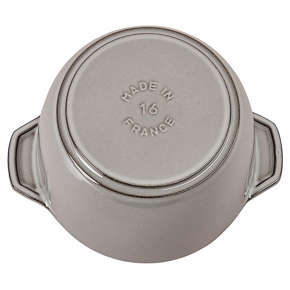 Staub Graphite Grey 1.6 Quart Cast Iron Rice Cocotte Pot|