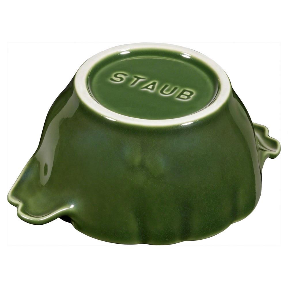 Staub Green 0.5 Quart Ceramic Artichoke Cocotte Pot|