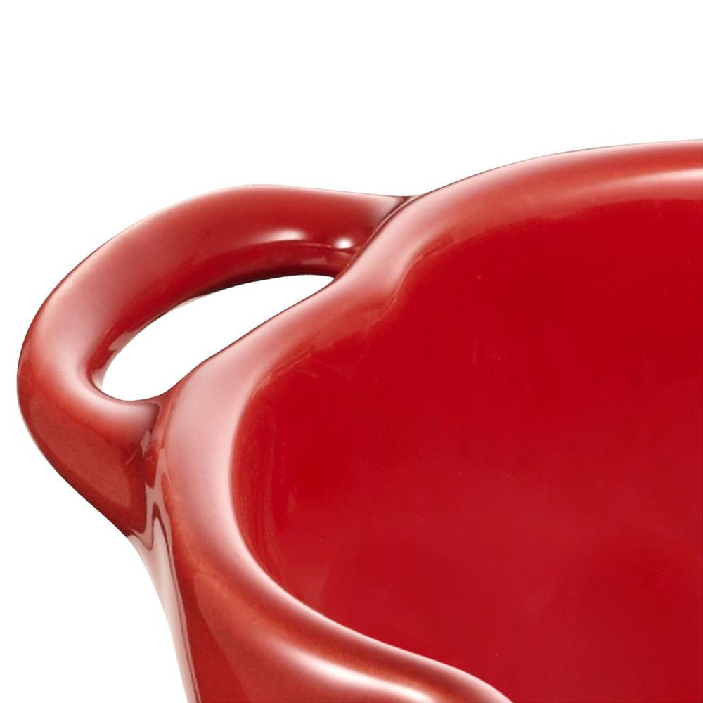 Staub Red 0.5 Quart Ceramic Tomato Cocotte Pot|