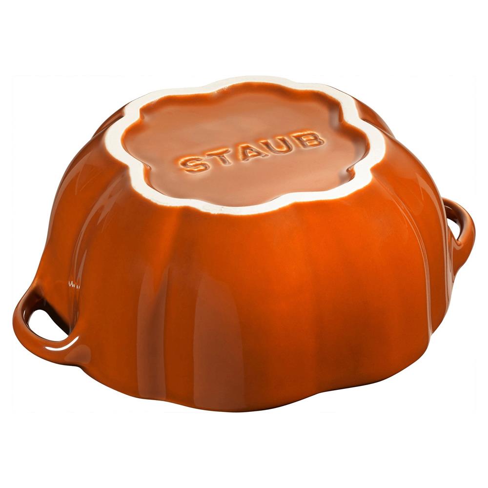 Staub Orange Ceramic Cocotte Pot - 0.5 Quart|