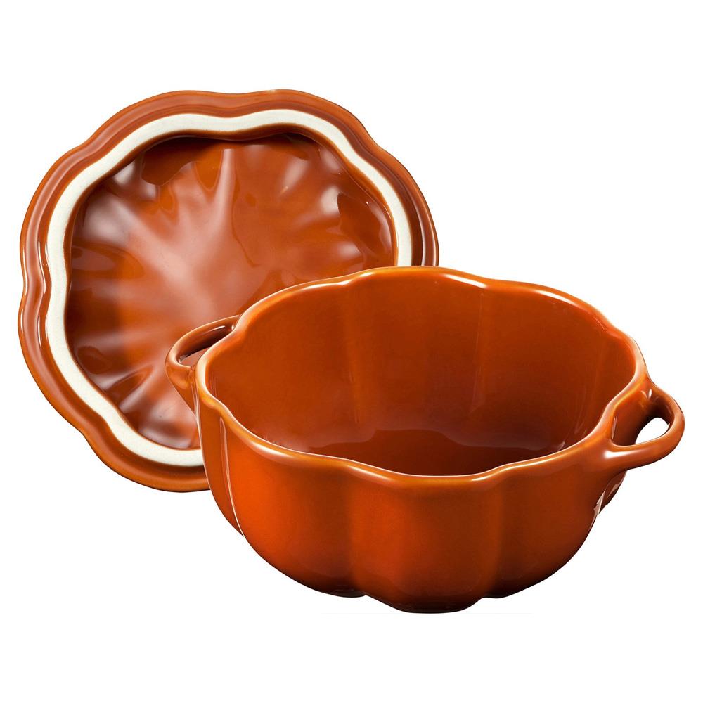 Staub Orange Ceramic Cocotte Pot - 0.5 Quart|