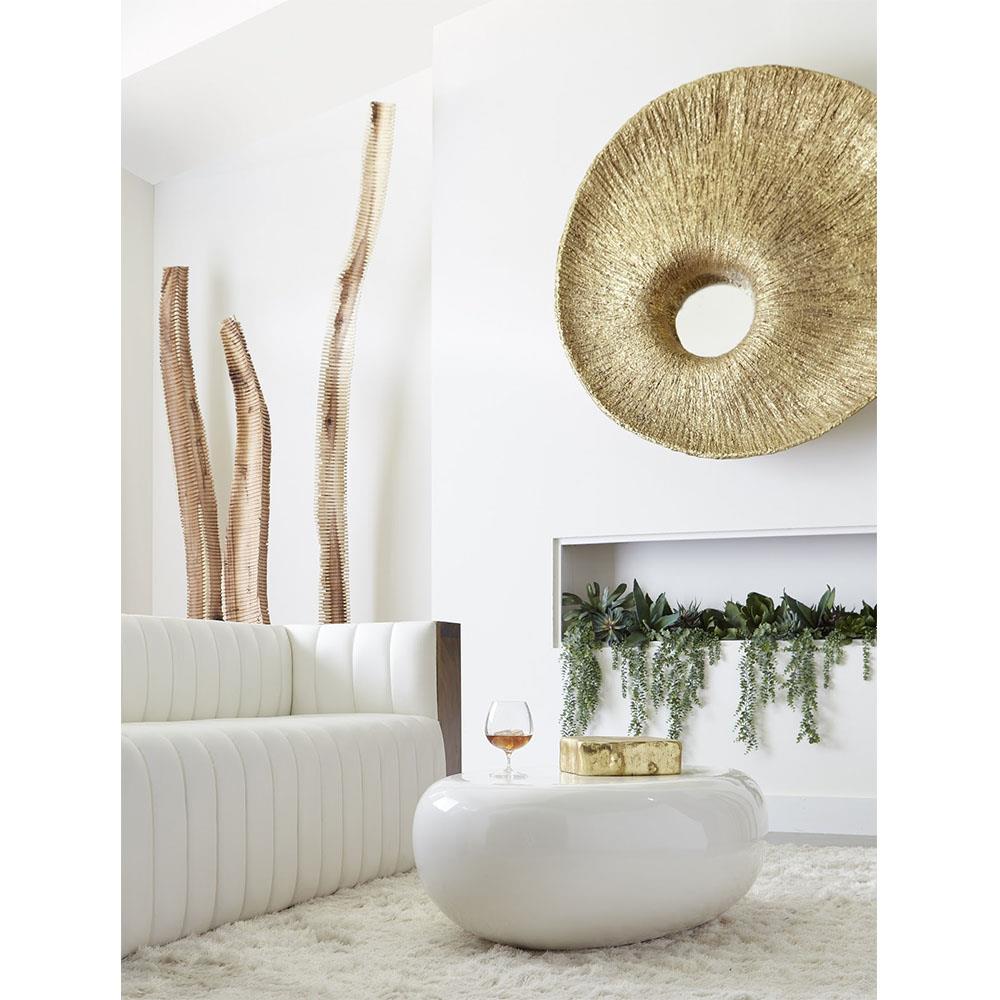 Maxim Modern Classic Resin Outdoor Block Coffee Table - Small|