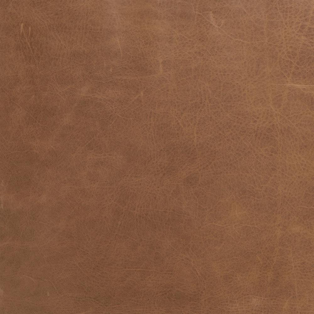 Amani Mid Century Brown Leather Wood Tufted Recliner Arm Chair|