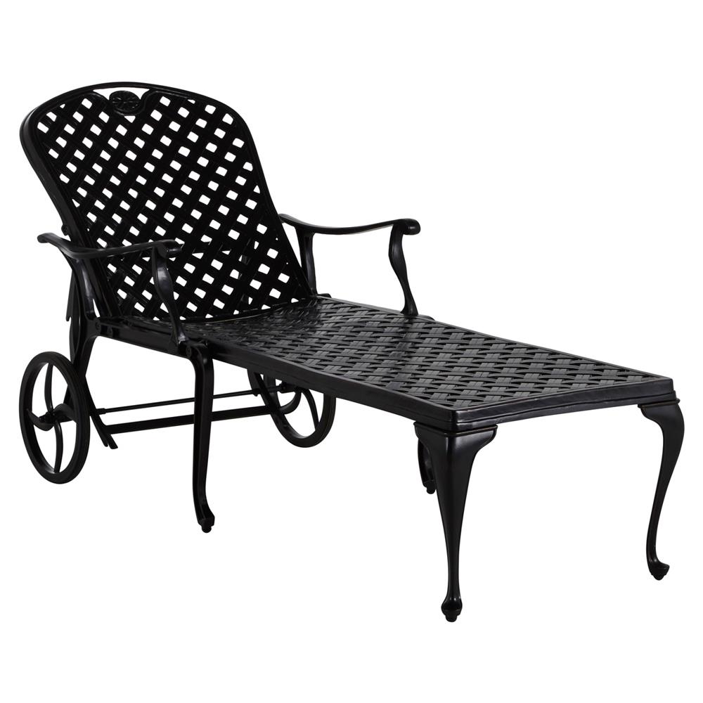 Provance Ancient Earth White Cushion Outdoor Chaise Lounge|