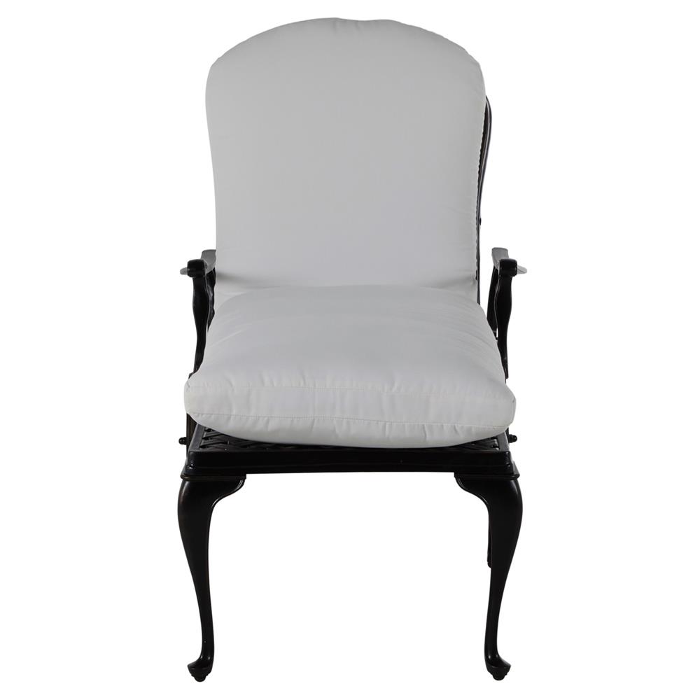 Provance Ancient Earth White Cushion Outdoor Chaise Lounge|