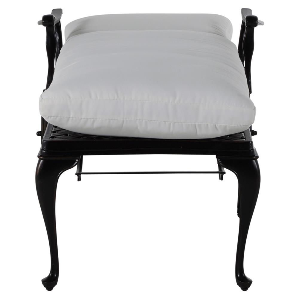 Provance Ancient Earth White Cushion Outdoor Chaise Lounge|