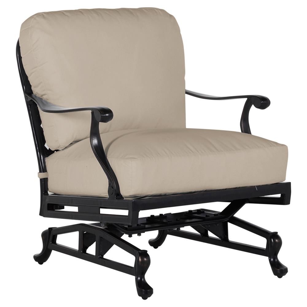 Provance Ancient Earth Beige Sunbrella Outdoor Spring Lounge Chair|