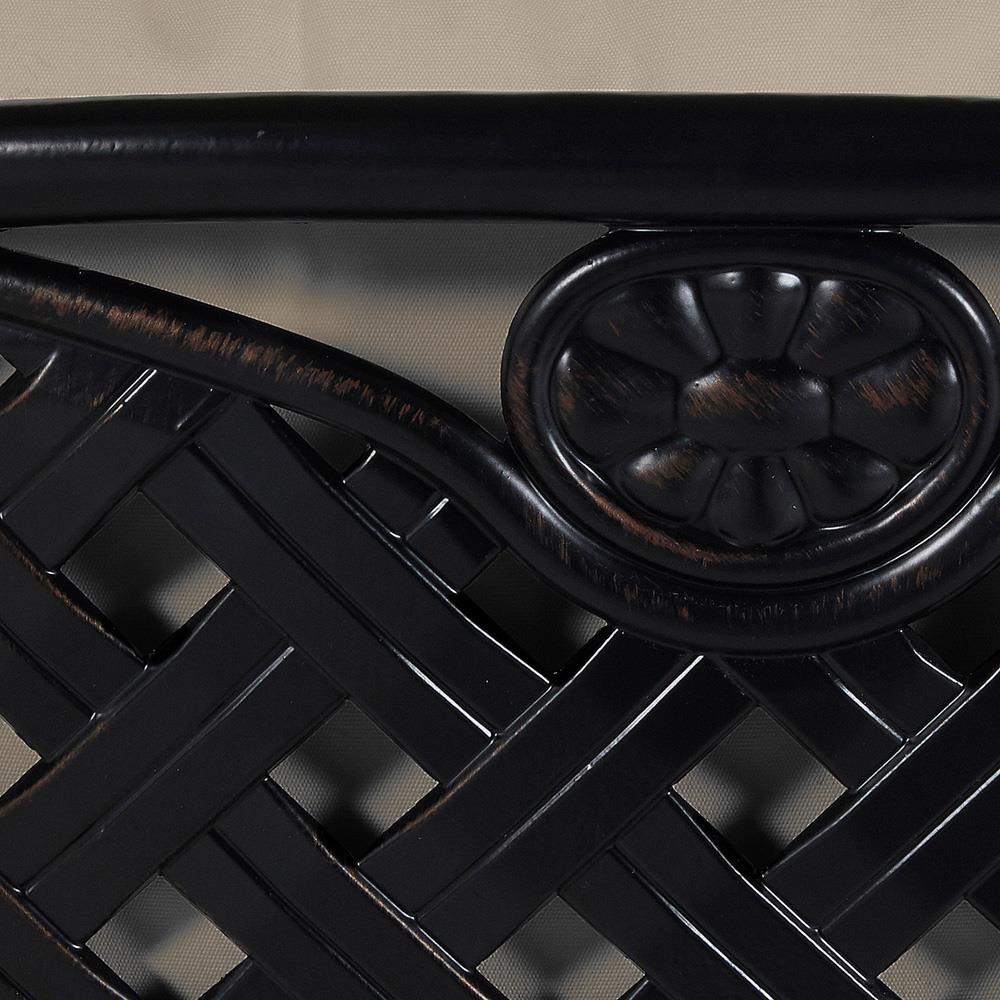 Provance Ancient Earth Beige Sunbrella Outdoor Spring Lounge Chair|