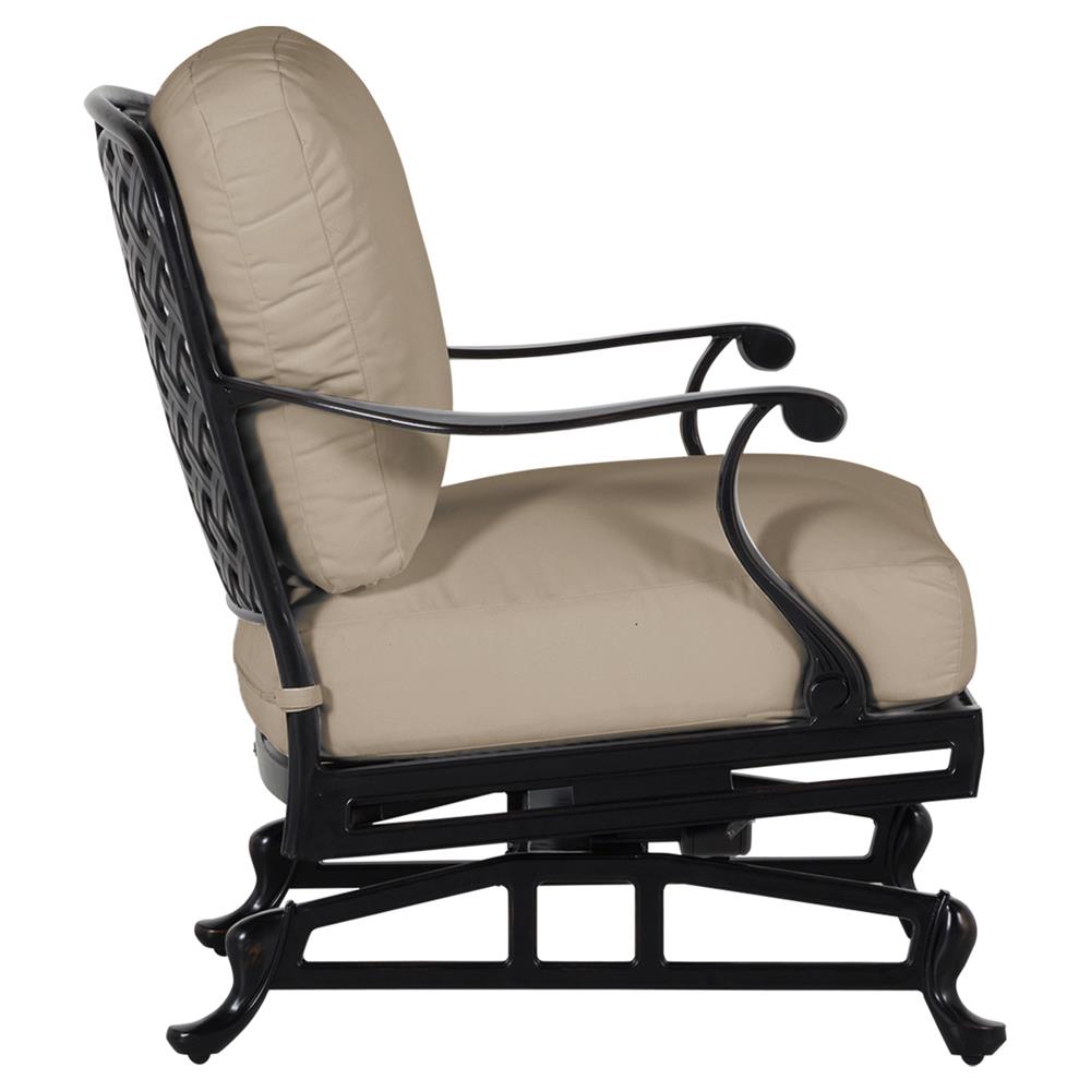 Provance Ancient Earth Beige Sunbrella Outdoor Spring Lounge Chair|