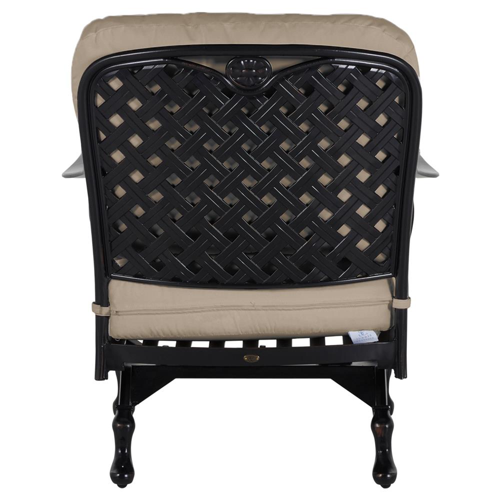 Provance Ancient Earth Beige Sunbrella Outdoor Spring Lounge Chair|