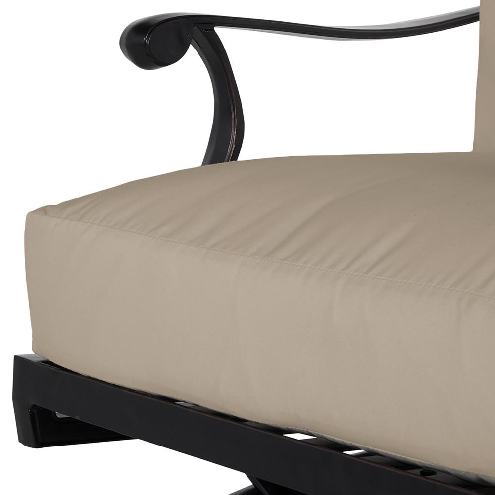 Provance Ancient Earth Beige Sunbrella Outdoor Spring Lounge Chair|