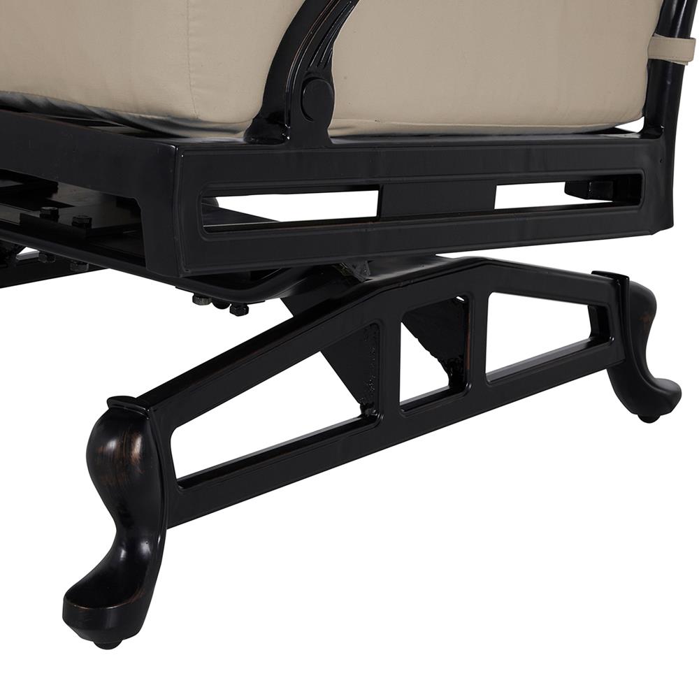 Provance Ancient Earth Beige Sunbrella Outdoor Spring Lounge Chair|