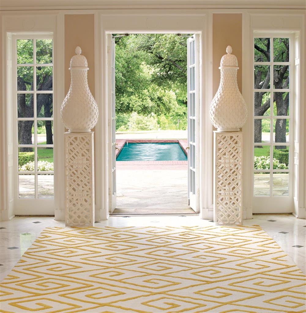 Mamounia Modern Classic White Marble Fretwork Plinth Pedestal - 48"|