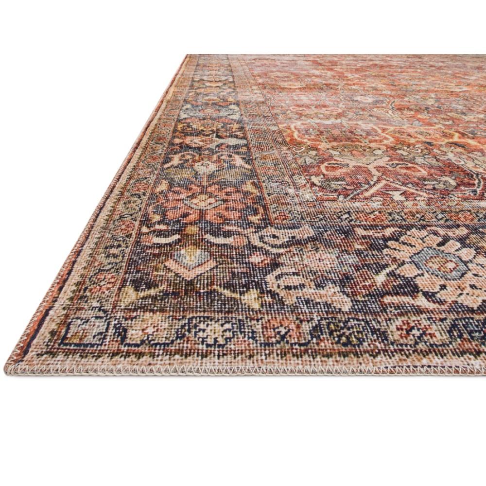 Layla Global Bazaar Orange Patterned Rug - 3'6"x5'6"|