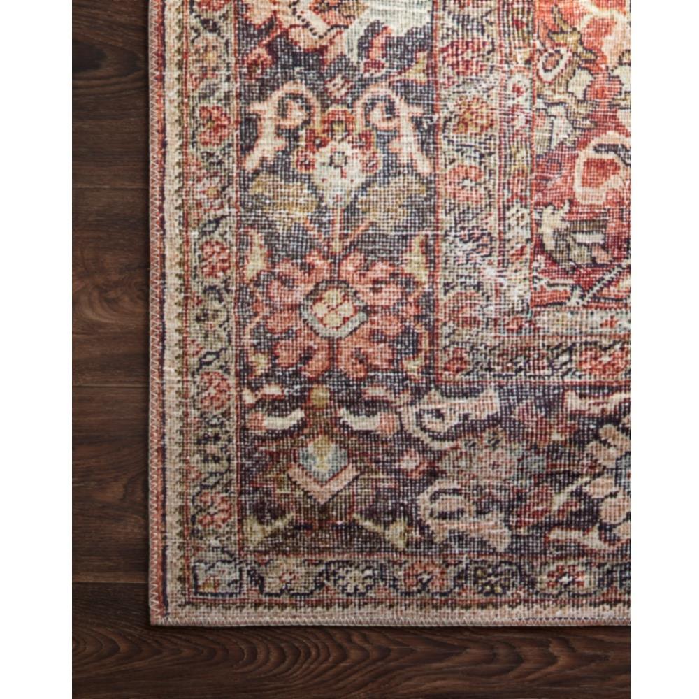 Layla Global Bazaar Orange Patterned Rug - 3'6"x5'6"|