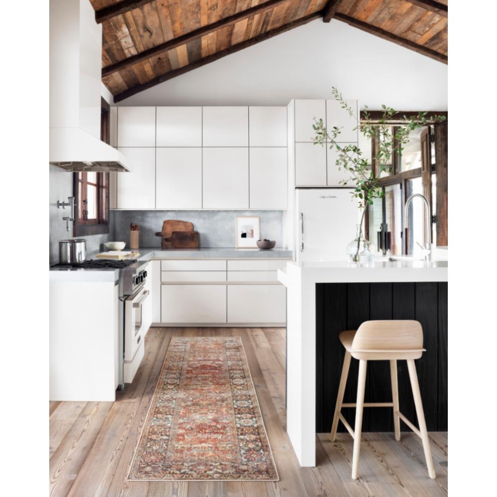 Layla Global Bazaar Orange Patterned Rug - 3'6"x5'6"|