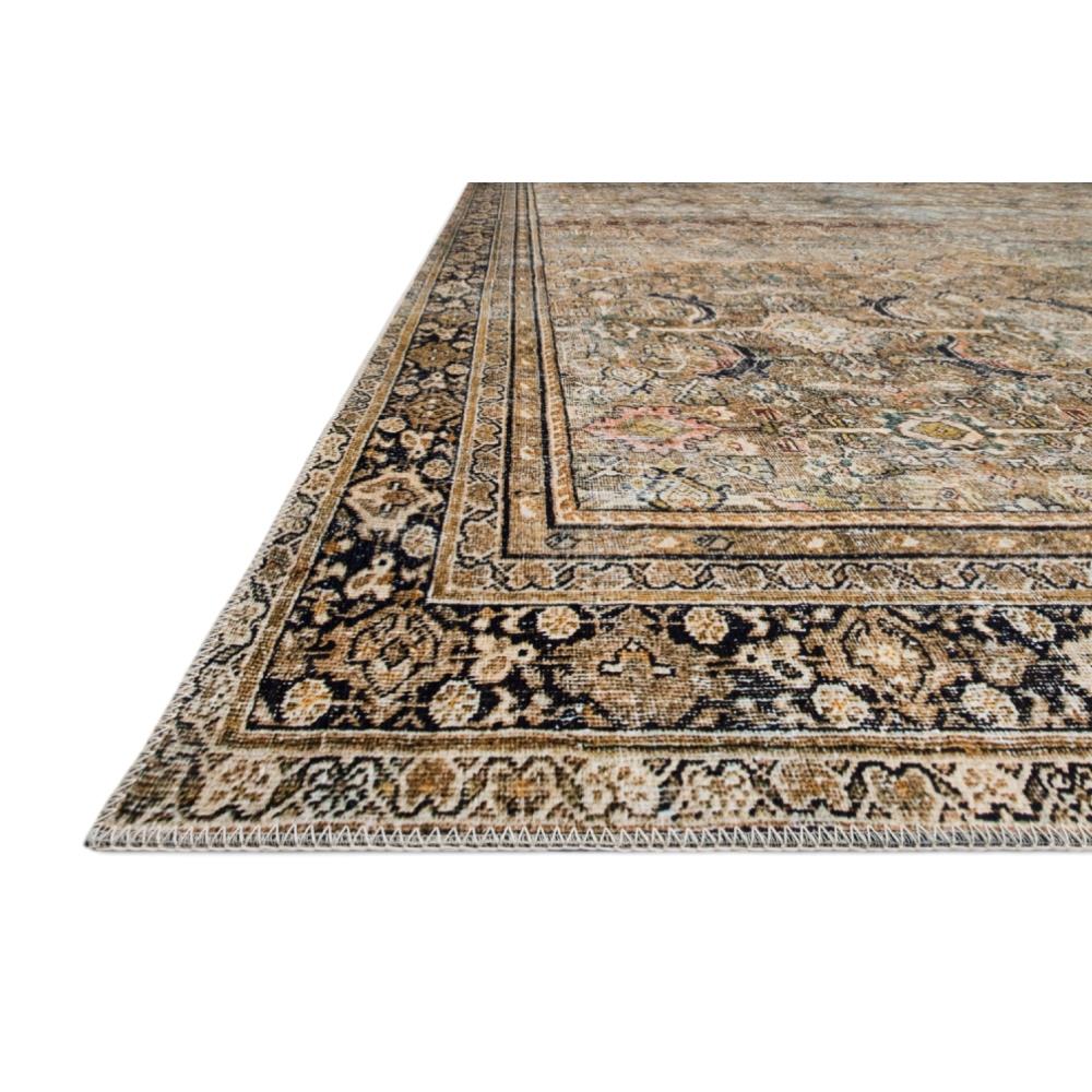 Layla Global Bazaar Olive Brown Patterned Rug - 3'6"x5'6"|