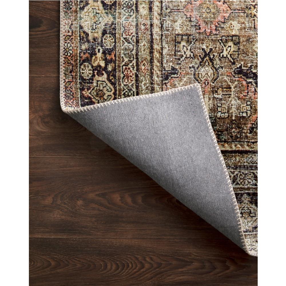 Layla Global Bazaar Olive Brown Patterned Rug - 3'6"x5'6"|