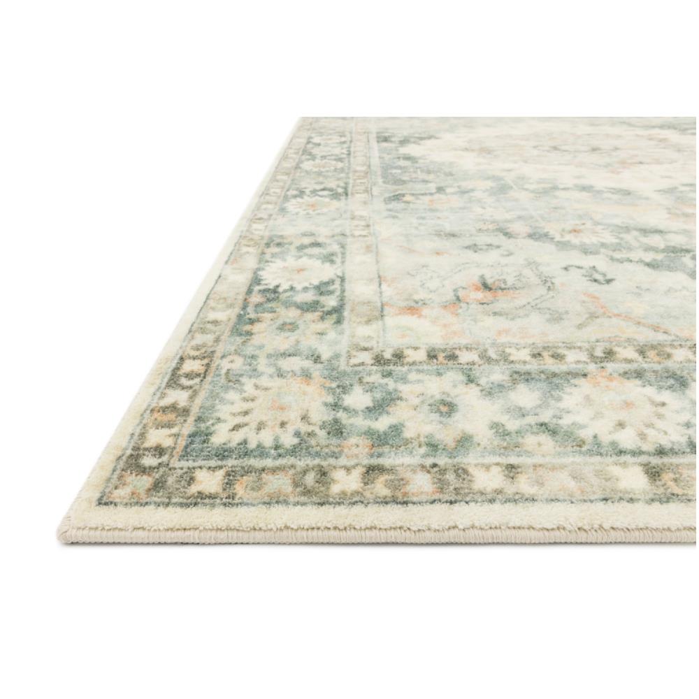 Rosette French Country Green Medallion Patterned Rug - 3'3"x5'3"|