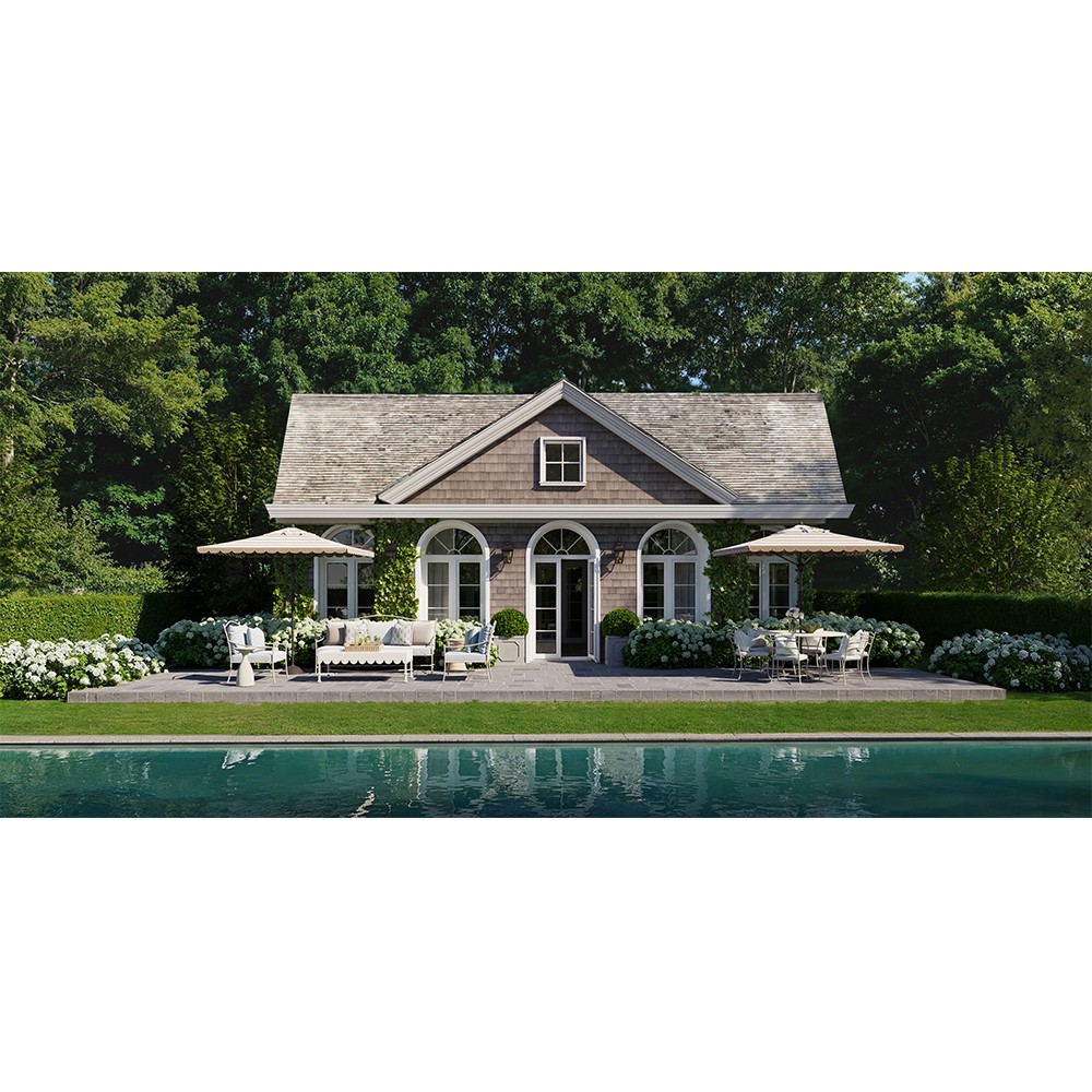 Laura French Country White Faux Boxed Pot|