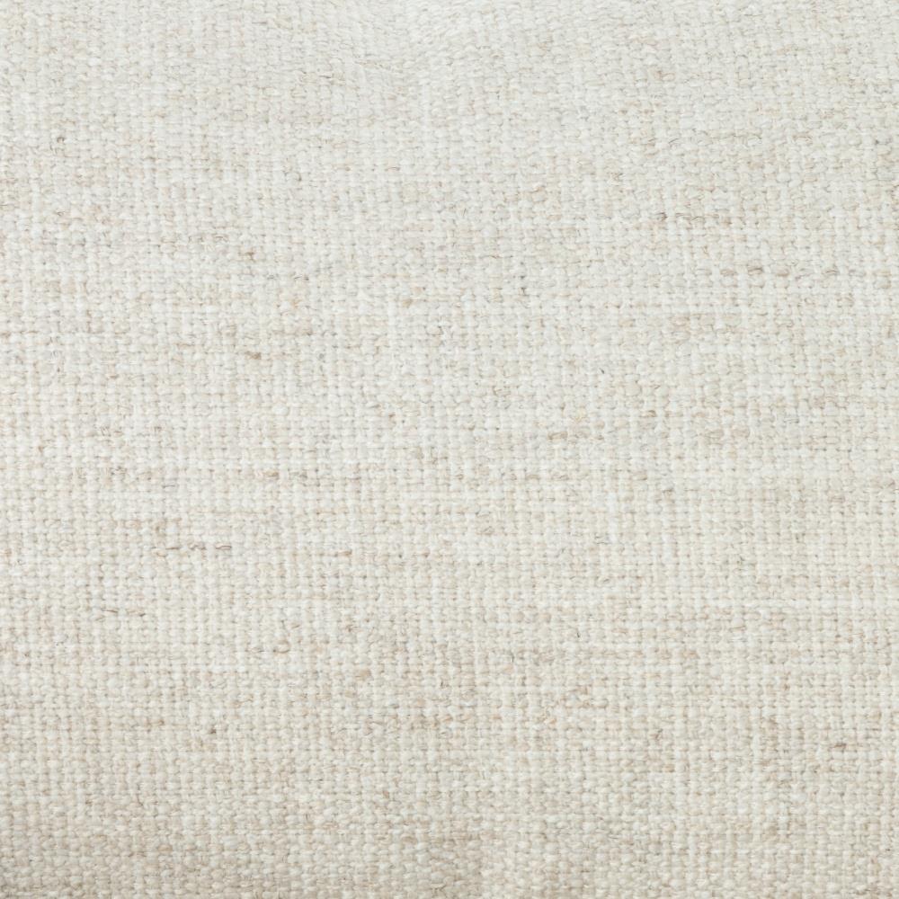 Jun Modern Cream Performance Upholstered Cushion Black Wood Cane Arm Chair|