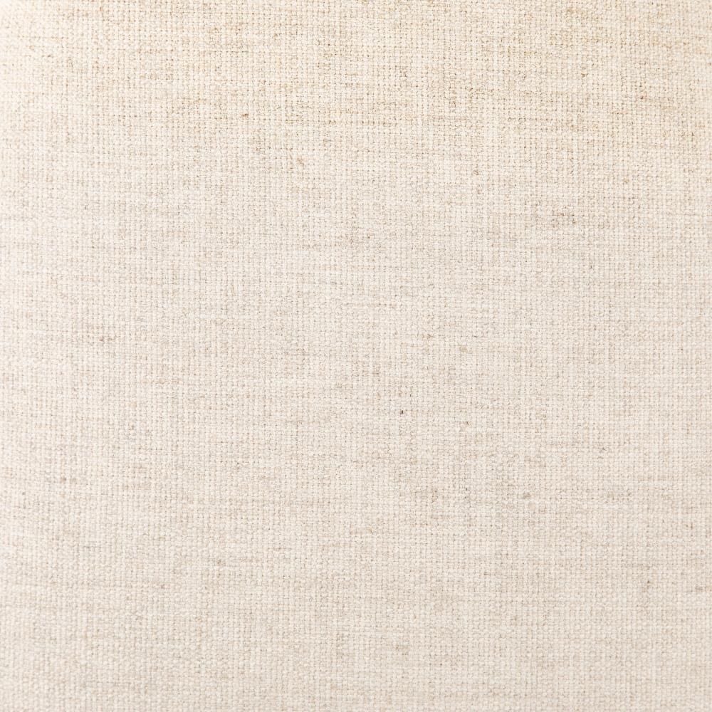 Jun Modern Cream Performance Upholstered Cushion Brown Wood Cane Arm Chair|