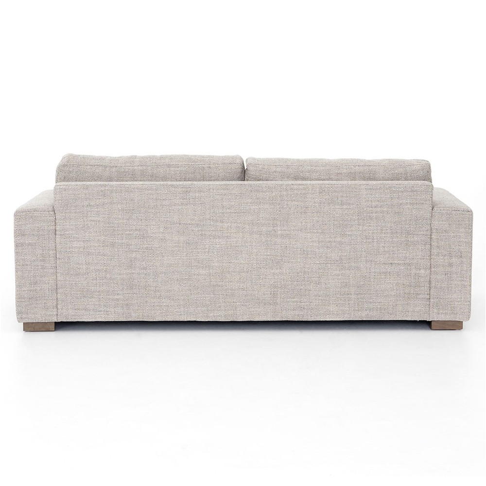 Samira Modern Classic Grey Performance Sofa - 86"|