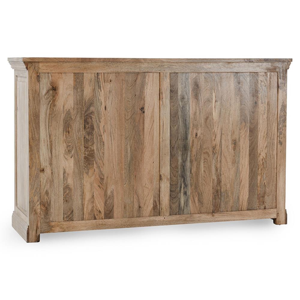 Melany French Country Natural White Wash Mango Wood Dresser|