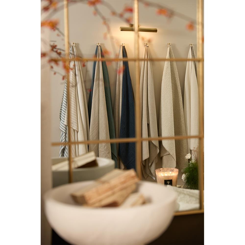 Anthony French Country Gold Metal Arch Windowpane Floor Mirror|