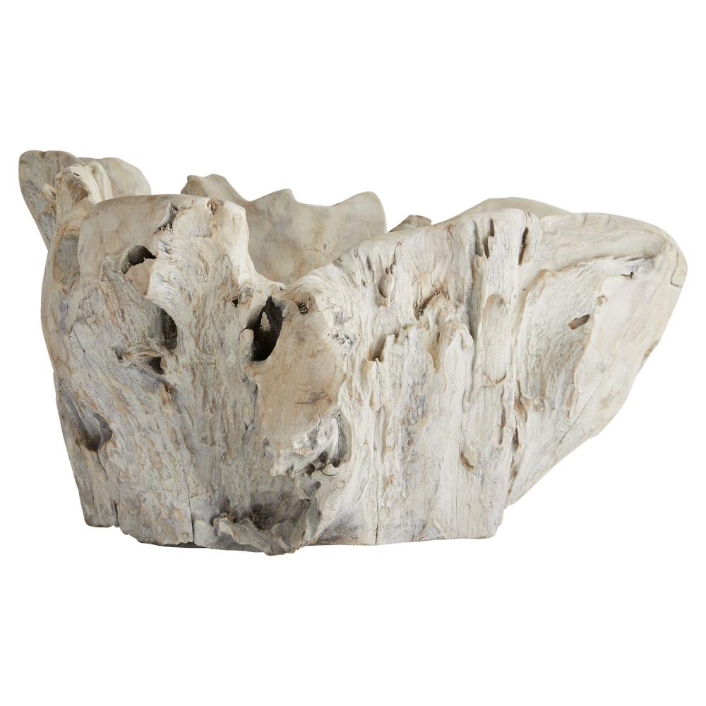 Nantucket Coastal Beach Natural Driftwood Bowl Centerpiece|
