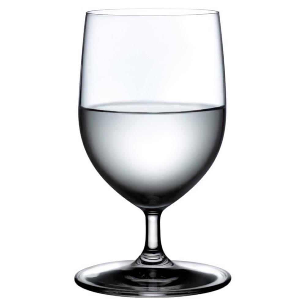 Vintage Modern Classic Clear Crystal Drinking Glass - Set of 2|