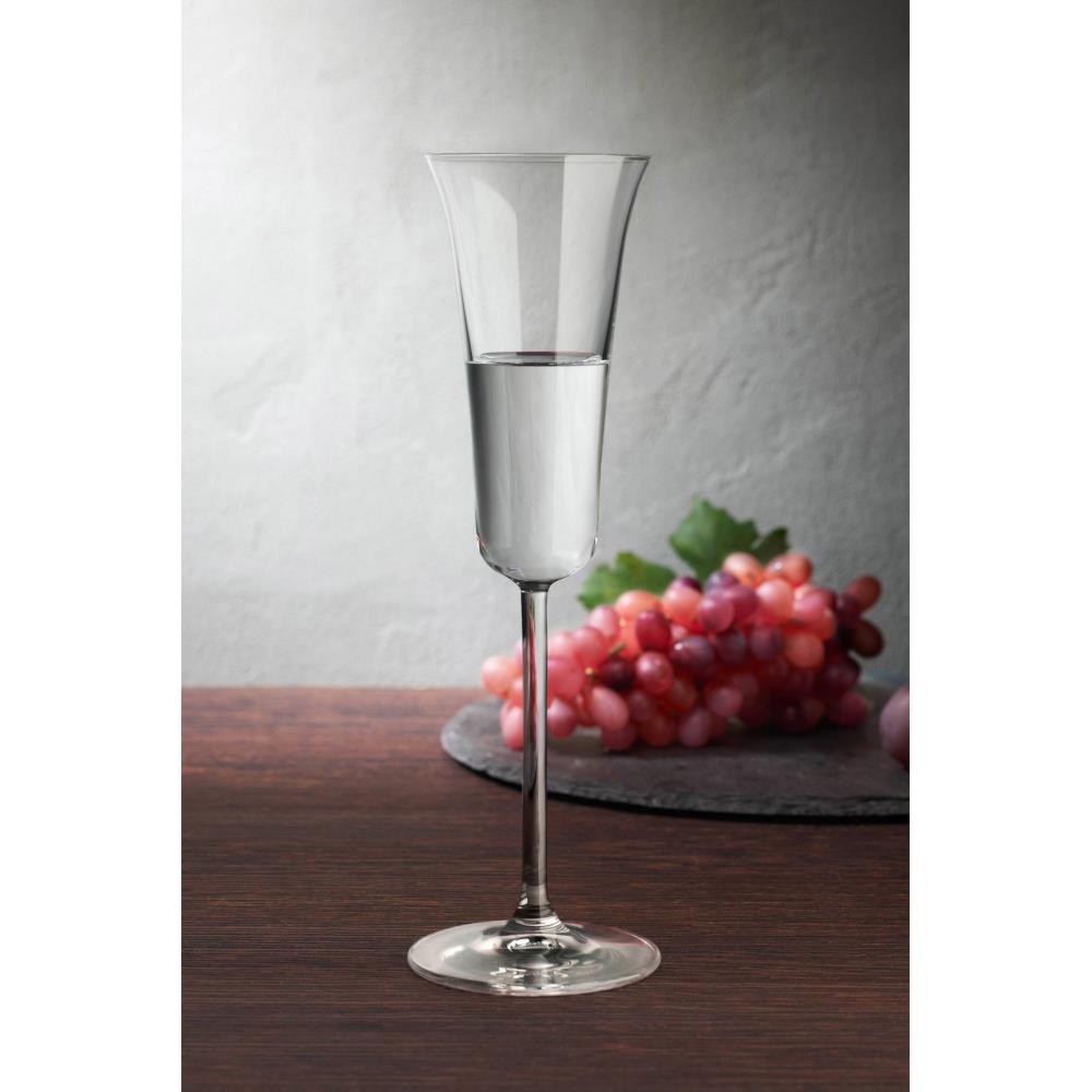 Vintage Modern Classic Clear Crystal Grappa Glass - Set of 2|