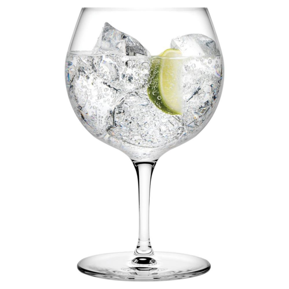 Vintage Modern Classic Clear Crystal Gin Tonic Glass - Set of 2|
