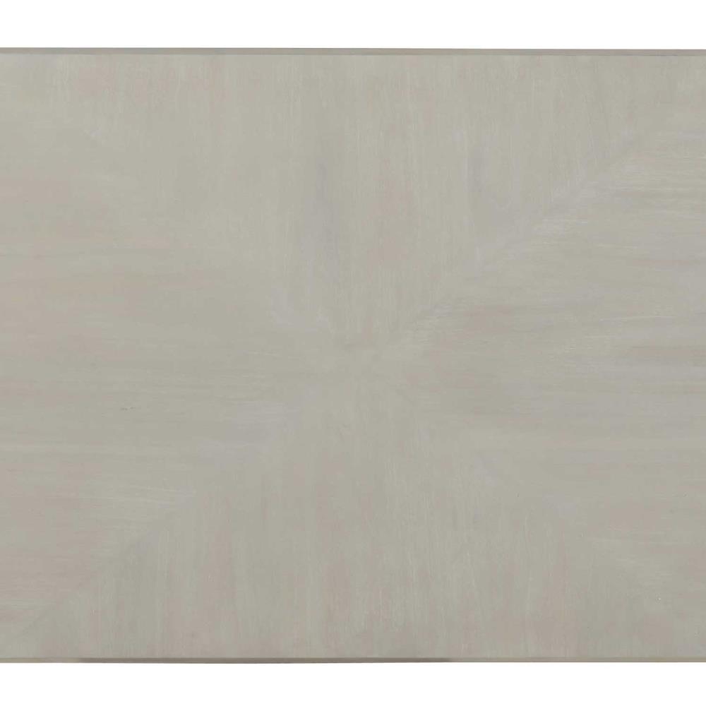 Ferris Modern White Mahogany Wood Gold Band Base Dining Table - 92"W|