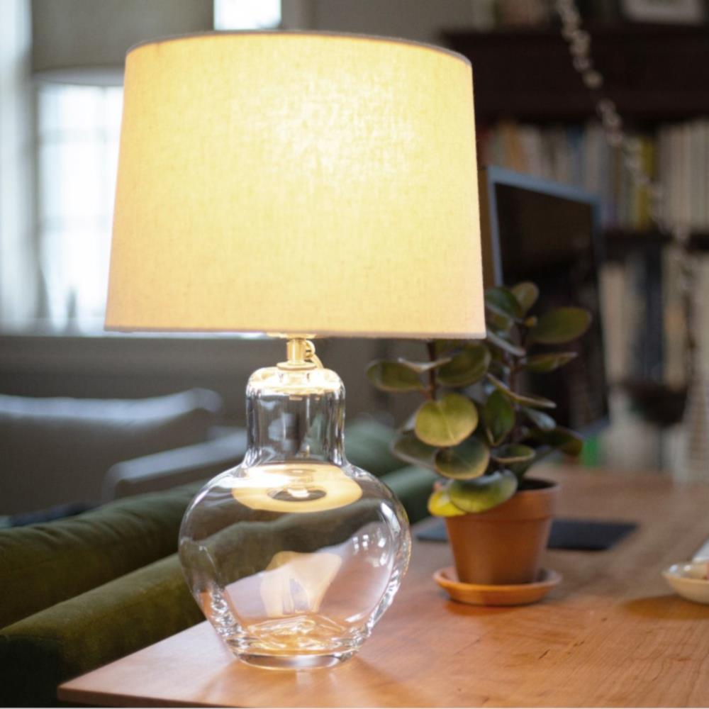 Simon Pearce Shelburne Coastal Beach Empire Shade Clear Glass