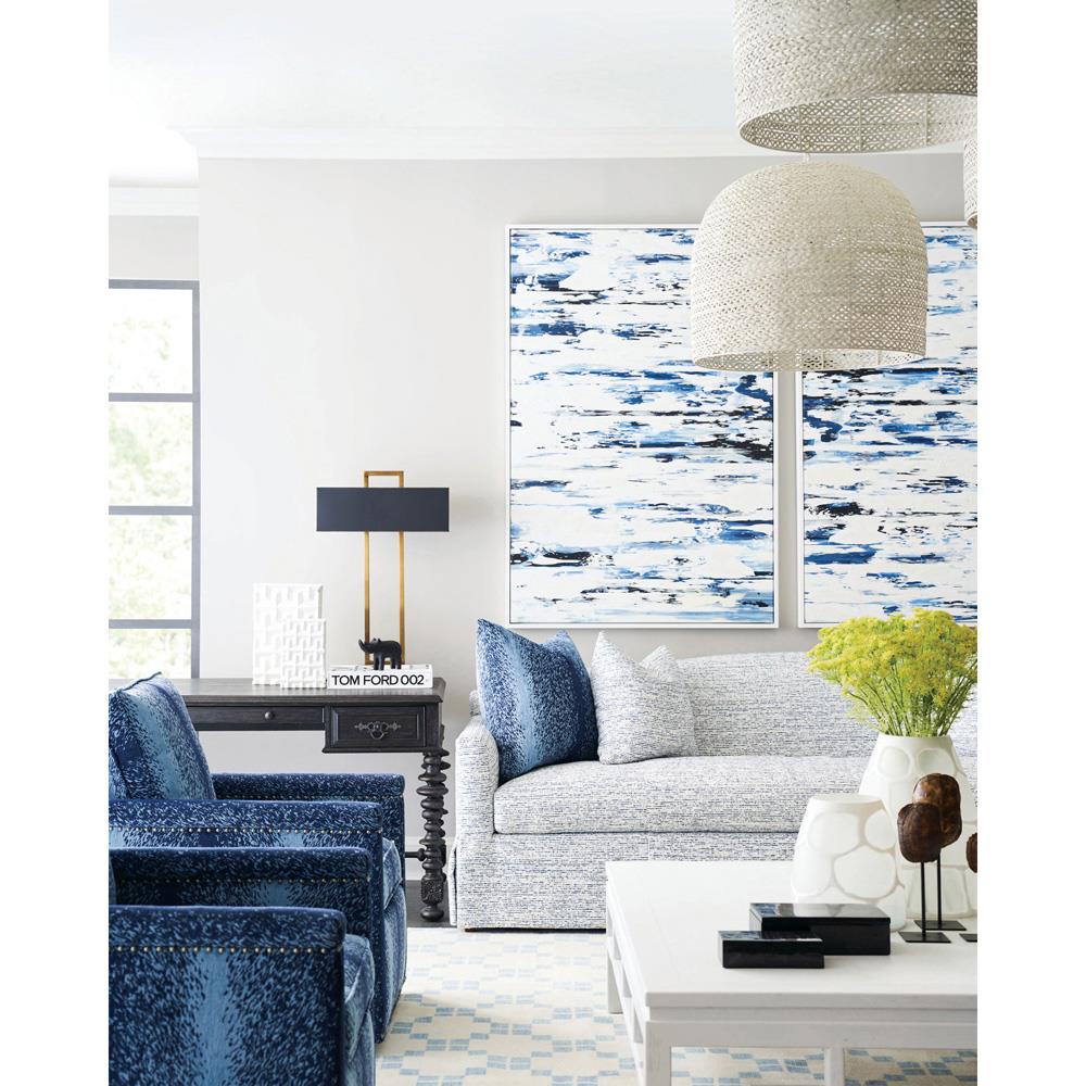 Athel Coastal Beach White Woven Iron Chandelier - Medium|