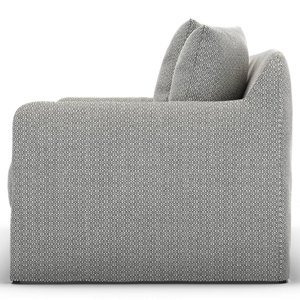 Cassandra Modern Classic Grey Slipcovered Outdoor Sofa - 92"W|