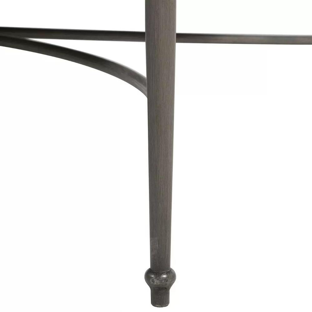 Roma Slate Grey Aluminum White Cushion Outdoor Chaise Lounge|