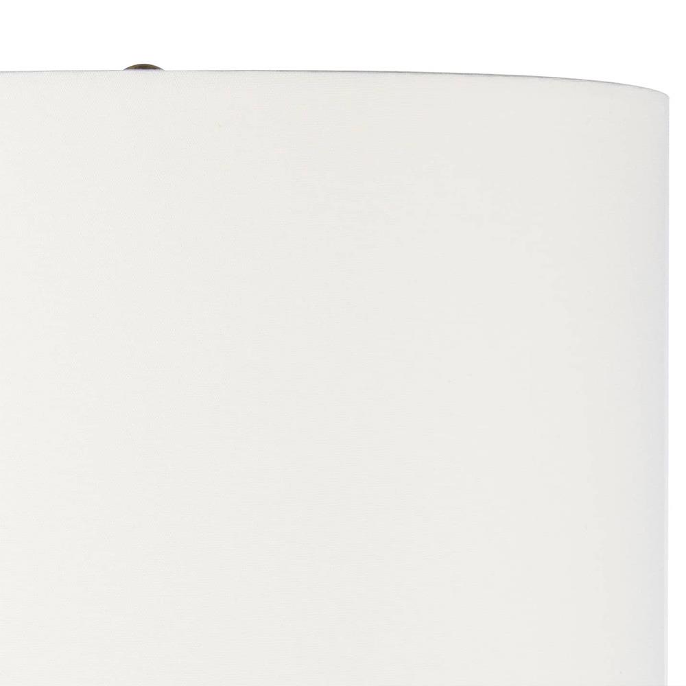 Nova White Wood Table Lamp|