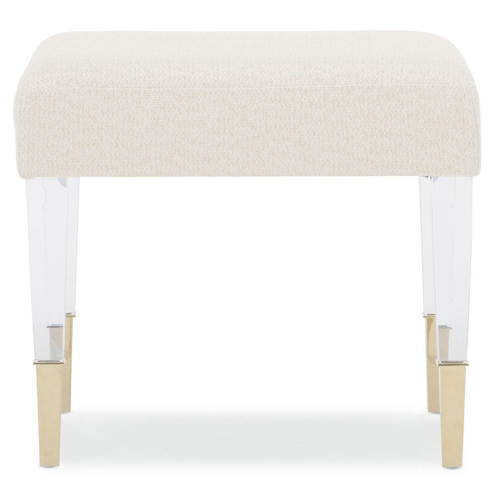 Anders Modern Cream Performance Acrylic Stool|